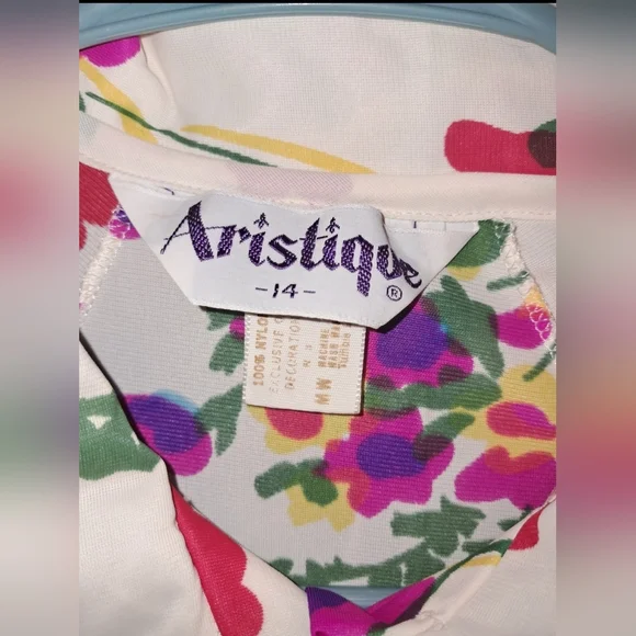 Aristique brand Women's size 14, gorgeous vintage dress - Picture 3 of 10